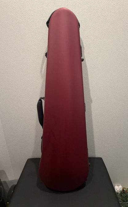 バイオリンケース：カーボンマック CFV-2S B品 サテン ワインレッド