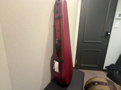 バイオリンケース：カーボンマック CFV-2S B品 サテン ワインレッド
